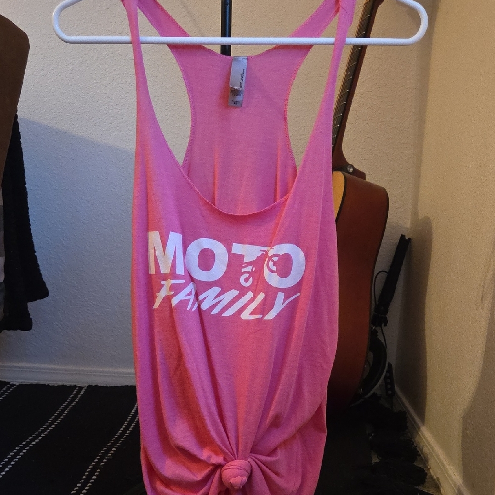 Next Level Apparel Vibrant Pink Tank